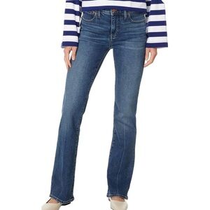 Madewell full length kick out blue jeans